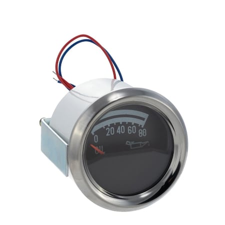 Wika Instrument Corporation GEC™ 2" Pressure Gauge, 60 PSI/KPA, 1/4" NPT CBM, Plastic 52926272